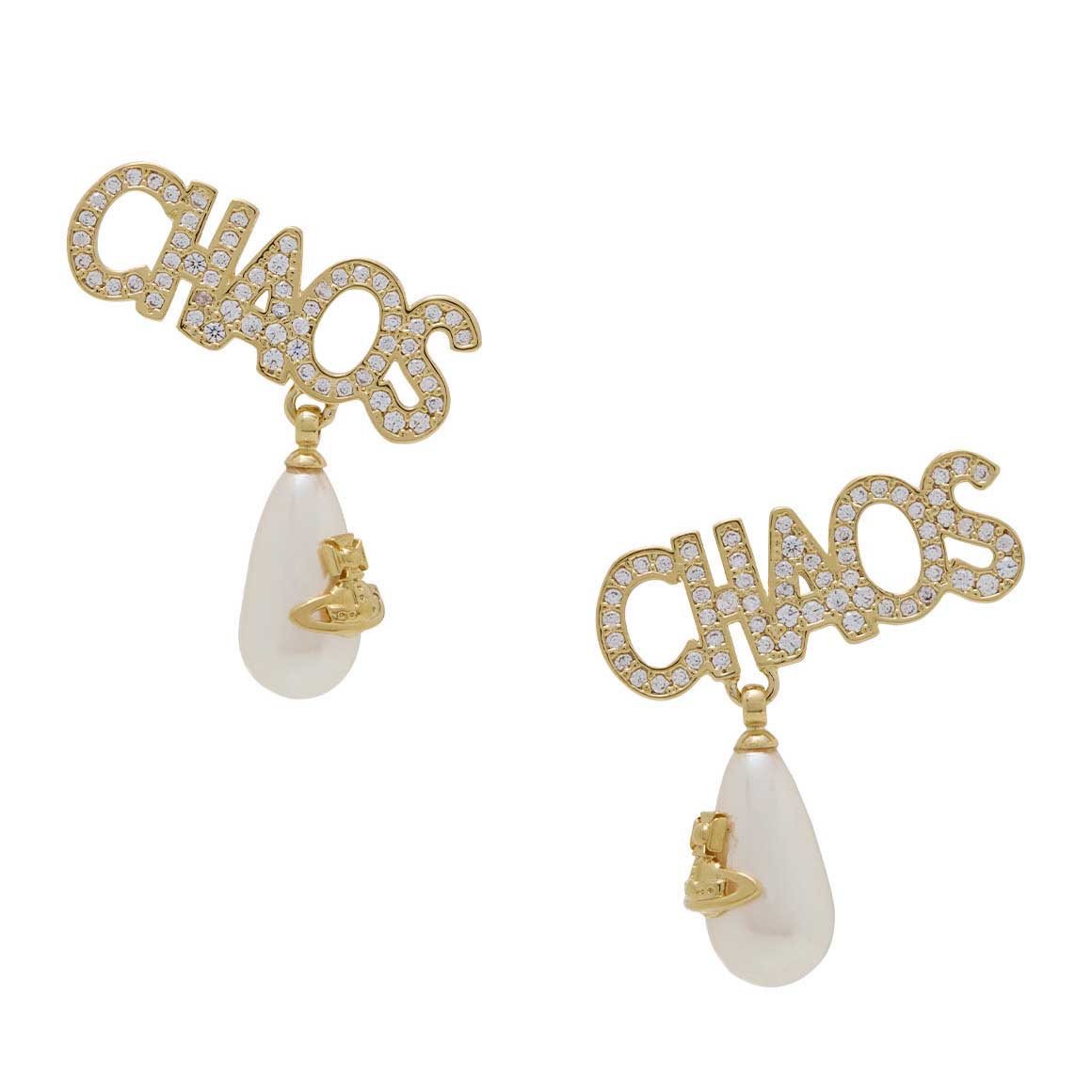 Vivienne Westwood Chaos Pearl Earrings